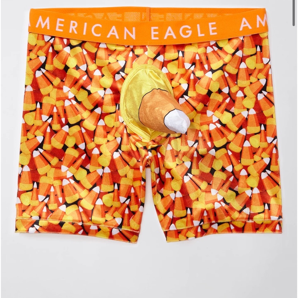 AEO 6" Candy Corn Costume Boxer Brief XS